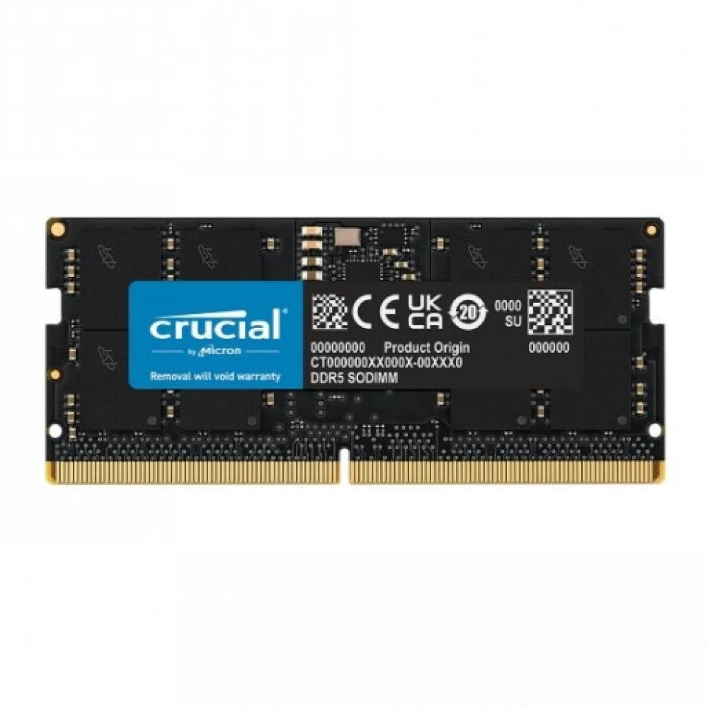 Модуль памяти 32GB Crucial DDR5 5600 SO DIMM Classic Laptop Memory Non-ECC, CL46, 1.1V, DRx8