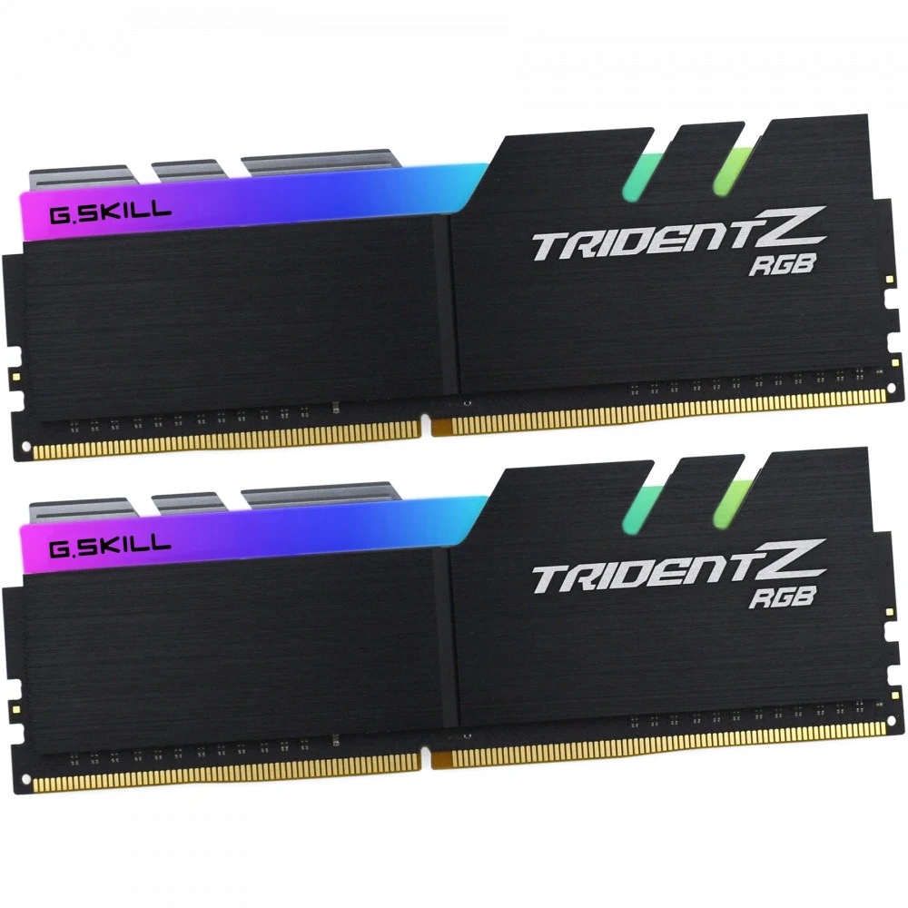Комплект модулей памяти, G.SKILL, TridentZ RGB F4-4000C16D-16GTZRA (Kit 2x8GB), DDR4, 16GB, DIMM , Черный