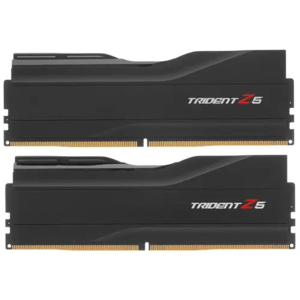 Комплект модулей памяти, G.SKILL, Trident Z5 F5-5600J4040C16GX2-TZ5K (Kit 2x16GB), DDR5, 32GB, CL40, 1.20V, DIMM <PC5-44800/5600MHz>, Черный