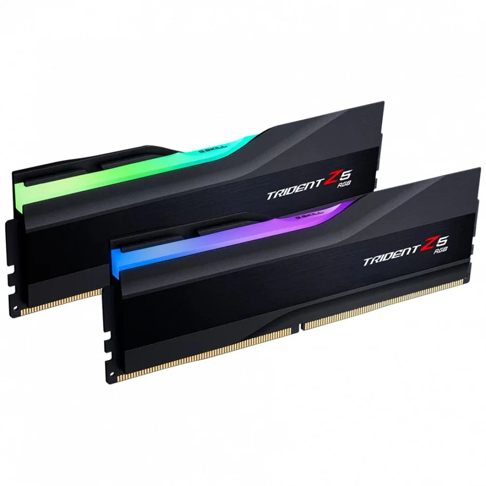 Комплект модулей памяти, G.SKILL, Trident Z5 RGB F5-6000J3636F32GX2-TZ5RK, DDR5, 64GB (Kit 2x32GB), CL36, 1.35 V, DIMM <PC5-48000/6000MHz>