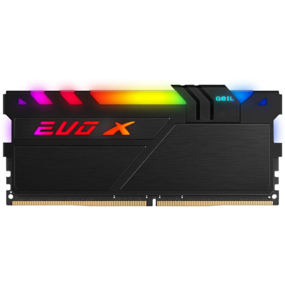 Оперативная память 16GB GEIL 3200MHz DDR4 PC4-25600 EVO X II Black RGB CL16 GEXSB416GB3200C16BSC