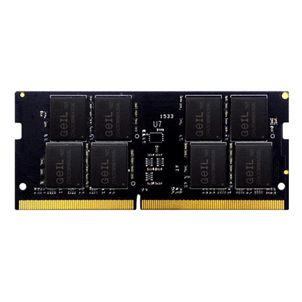 Оперативная память для ноутбука 8Gb DDR4 2666MHz GEIL PC4-21330 SO-DIMM 19-19-19-43 GS48GB2666C19SC Retail Pack