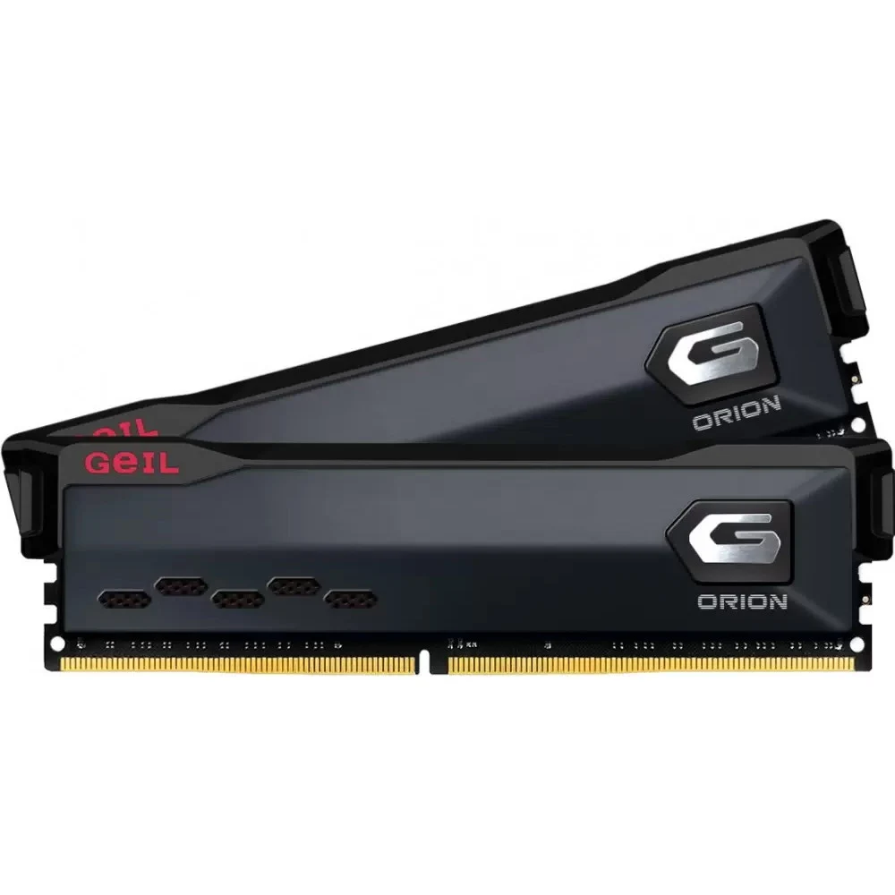 Оперативная память 16GB Kit (8GBx2) GEIL DDR4 3200MHz ORION PC4-25600 16-20-20-40 GOG416GB3200C16BDC Titanium Grey (AMD)