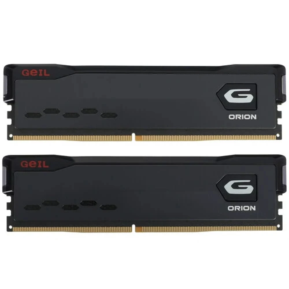 Оперативная память 32GB Kit (16GBx2) GEIL DDR4 2666MHz ORION PC4-21330 19-19-19-43 GOG432GB2666C19DC Titanium Grey (AMD)