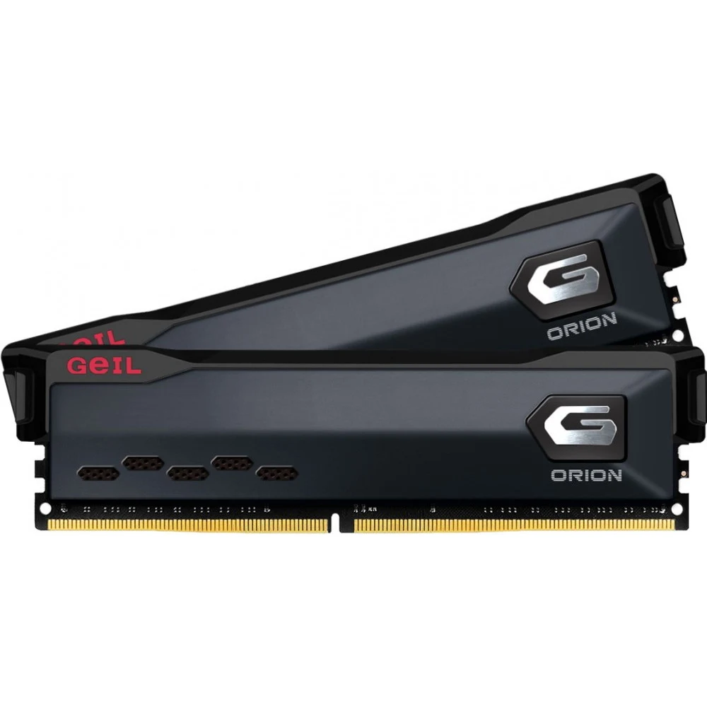 Оперативная память 32GB Kit (16GBx2) GEIL DDR4 3200MHz ORION CL16 GOG432GB3200C16BDC Titanium Grey