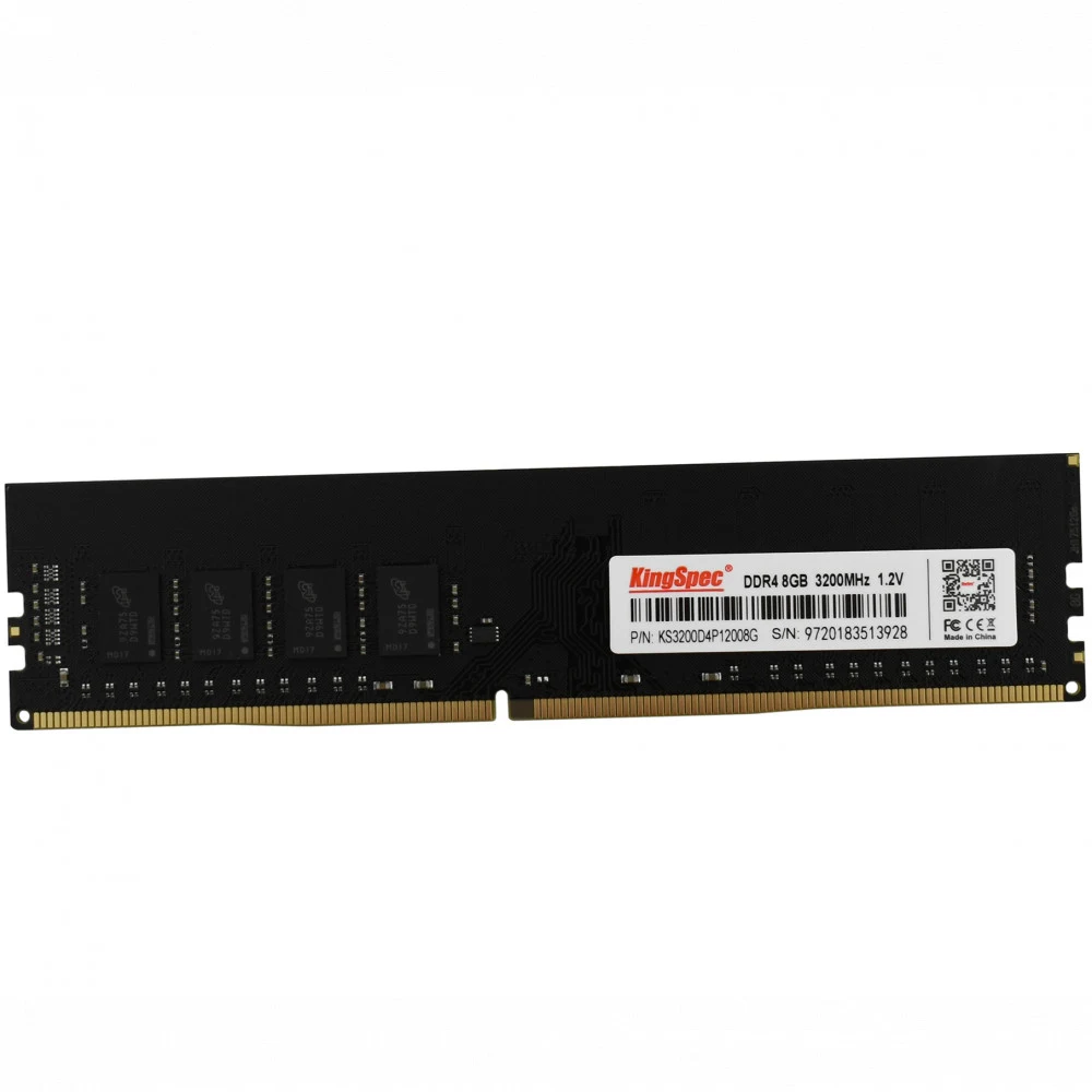 Оперативная память DDR4 8GB 3200MHz Kingspec KS3200D4P12008G RTL PC4-25600 CL18 DIMM 288-pin 1.2В single rank Ret [KS3200D4P12008G]
