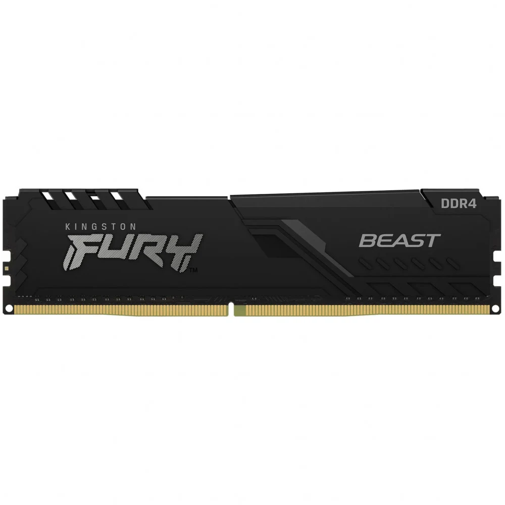Память DDR4 16GB 3200MHz Kingston KF432C16BB1/16WP Fury Beast Black RTL Gaming PC4-25600 CL16 DIMM 288-pin 1.35В dual rank с радиатором Ret