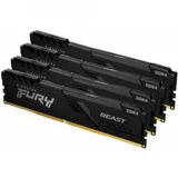 DIMM DDR4 32 GB kit 3600MHz Kingston Fury Beast, KF436C17BBK4/32, (4x8GB) CL17