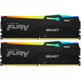 DIMM DDR5 32 GB kit 6000MHz Kingston Fury Beast, KF560C30BBEAK2-32 (2x16GB), CL30