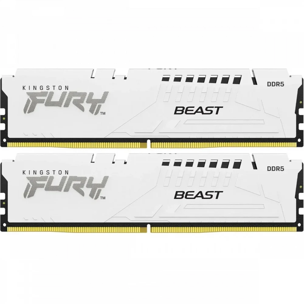 Память DDR5 2x16GB 6000MHz Kingston KF560C30BWEK2-32 Fury Beast RTL Gaming PC5-48000 CL30 DIMM 288-pin 1.4В kit single rank с радиатором Ret