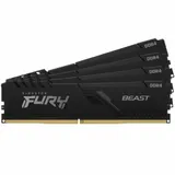 DIMM DDR4 64 GB kit 3600MHz Kingston Fury Beast, KF436C18BBK4/64, (4x16GB), CL18