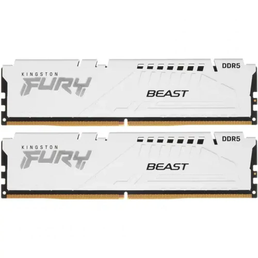 Память DDR5 2x32GB 5200MHz Kingston KF552C40BWK2-64 Fury Beast Expo RTL Gaming PC5-41600 CL40 DIMM 288-pin 1.25В kit single rank с радиатором Ret