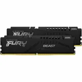 Комплект модулей памяти, Kingston, FURY Beast KF552C40BBK2-64 (Kit 2x32GB), DDR5, 64GB, DIMM , Чёрный