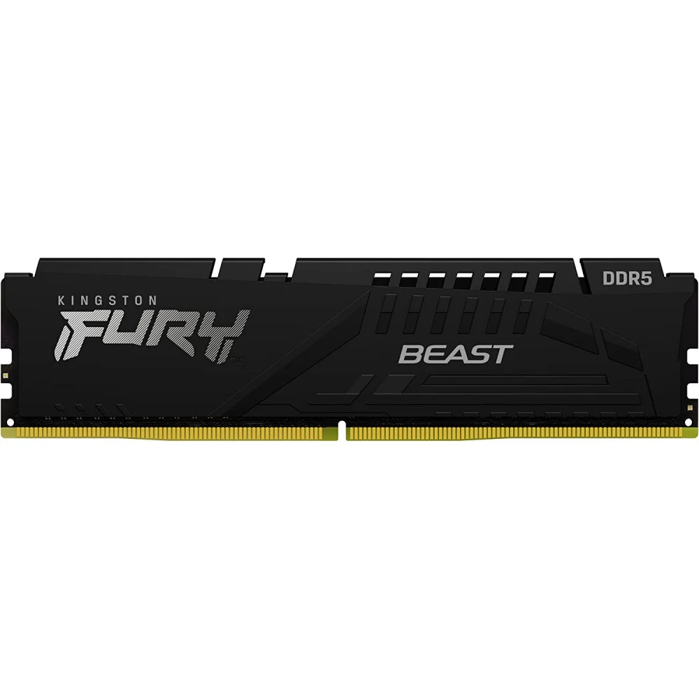 Модуль памяти Kingston 32GB DDR5 5600 DIMM FURY Beast Black XMP Gaming Memory KF556C40BB-32 Non-ECC, CL40, 1.25V, KF556C40BB-32 Non-ECC, CL40, 1.25V, 1RX8 288-pin 16Gbit, RTL (326567)