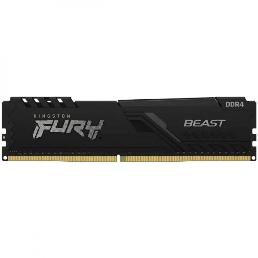 Память DDR4 8Gb 3600MHz Kingston KF436C17BB/8 Fury Beast Black RTL Gaming PC4-28800 CL17 DIMM 288-pin 1.35В single rank с радиатором Ret