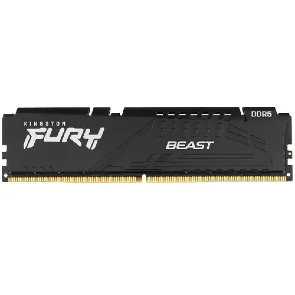Память DDR5 32GB 5600MHz Kingston KF556C36BBE-32 Fury Beast Black RTL Gaming PC5-44800 CL36 DIMM 288-pin 1.25В single rank с радиатором Ret