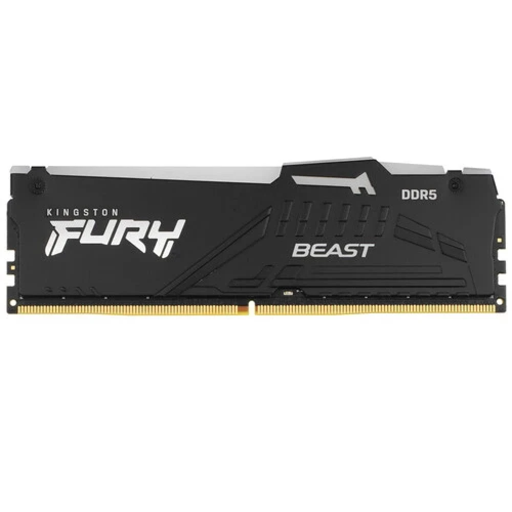 Оперативная память DDR5 32GB 6000MHz Kingston KF560C36BBEA-32 Fury Beast Black Expo RGB RTL Gaming PC5-48000 CL36 DIMM 288-pin 1.35В kit dual rank с радиатором Ret [KF560C36BBEA-32]