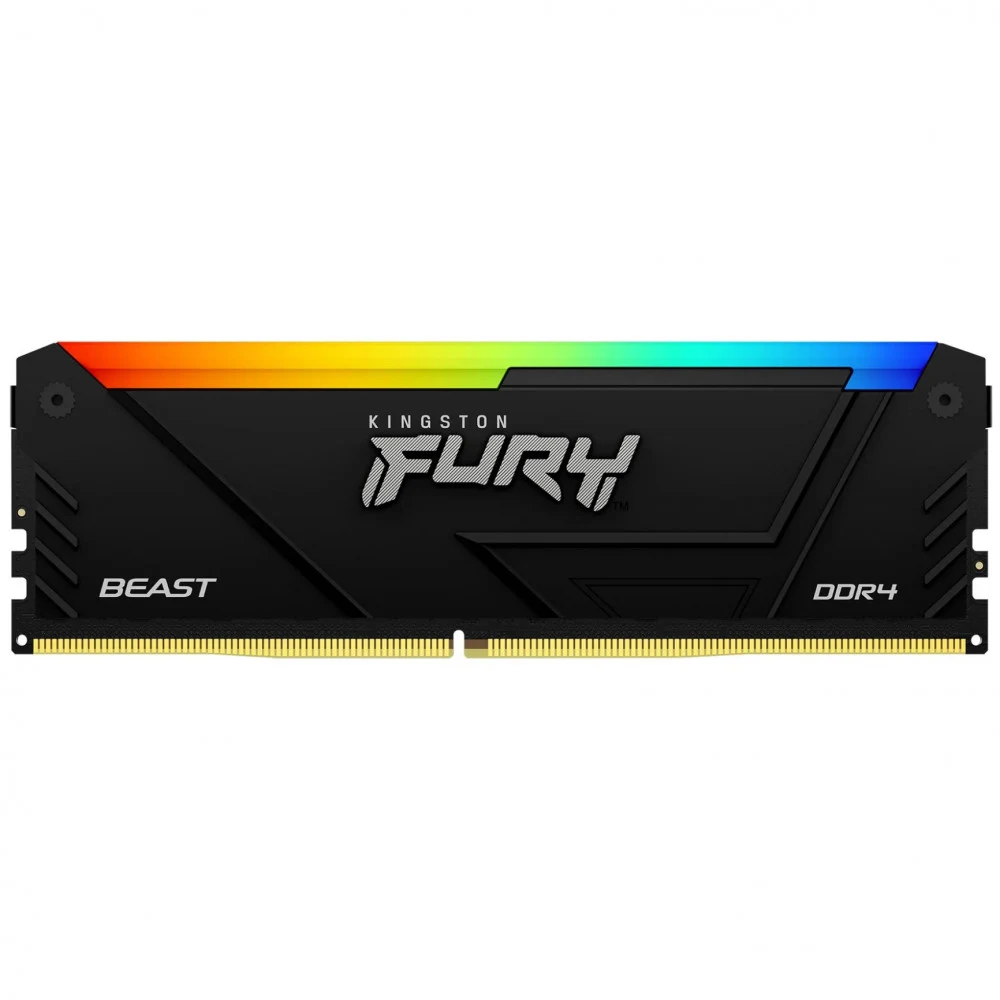 Модуль памяти Kingston Fury Beast RGB KF432C16BB12A/16WP DDR4 DIMM 16Gb 3200MHz CL16 KF432C16BB12A/16WP