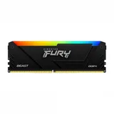 Память DDR4 32GB 3200MHz Kingston KF432C16BB2A/32 Fury Beast RGB RTL PC4-25600 CL16 DIMM 288-pin 1.35В dual rank Ret