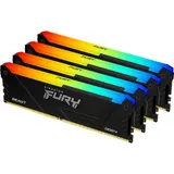DIMM DDR4 32 GB kit 3200MHz Kingston Fury Beast RGB, KF432C16BB2AK4/32, (4x8GB) CL16
