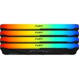 DIMM DDR4 32 GB kit 3200MHz Kingston Fury Beast RGB, KF432C16BB2AK4/32, (4x8GB) CL16