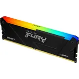 DIMM DDR4 64 GB kit 3600MHz Kingston Fury Beast RGB, KF436C18BB2AK2/64, (2x32GB), CL18
