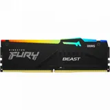 DIMM DDR5-128 GB kit 5600MHz Kingston Fury Beast RGB, KF556C40BBAK4-128, (4x32GB), CL40