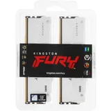 DIMM DDR5 64 GB kit 5200MHz Kingston Fury Beast RGB, KF552C40BWAK2-64, (2x32GB), CL40, white