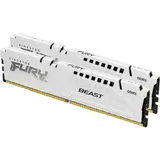 DIMM DDR5 32 GB kit 5600MHz Kingston Fury Beast White, KF556C40BWK2-32, (2x16GB) CL 40-40-40