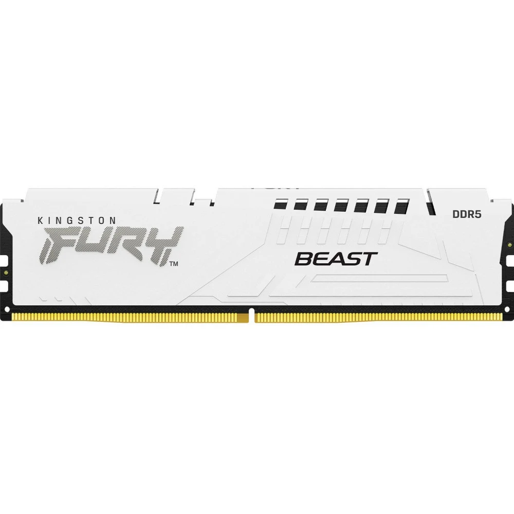 Память DDR5 32GB 6000MHz Kingston KF560C36BWE-32 Fury Beast White Expo RTL Gaming PC5-48000 CL36 DIMM 288-pin 1.35В dual rank с радиатором Ret