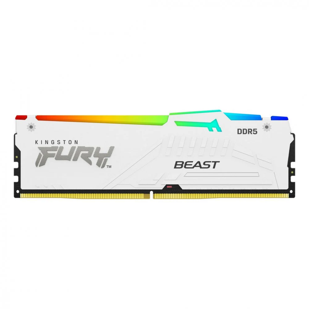 Память DDR5 16GB 5200MHz Kingston KF552C40BWA-16 Fury Beast RGB RTL Gaming PC5-41600 CL40 DIMM 288-pin 1.25В single rank с радиатором Ret