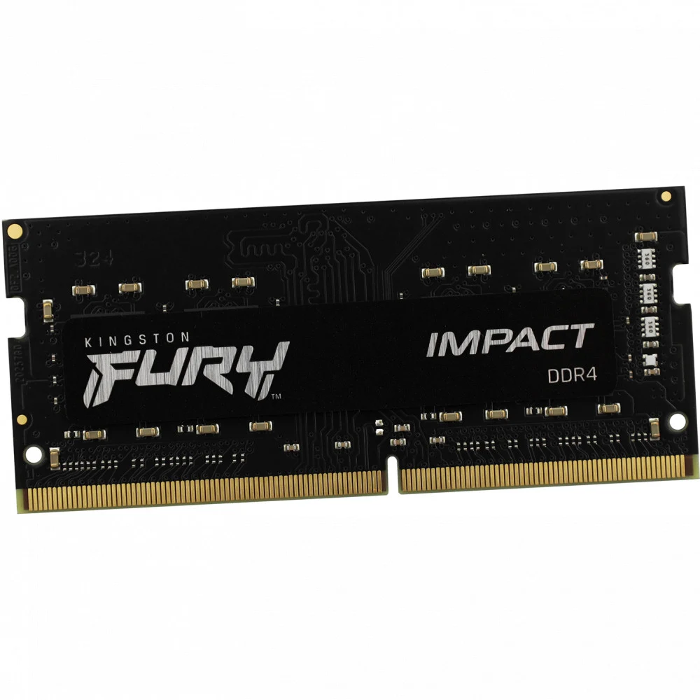 Модуль памяти Kingston FURY Impact Gaming Memory KF432S20IB/16 16GB DDR4 3200 SoDimm Non-ECC, CL20, 1.2V, 2Gx8, RTL (318395)