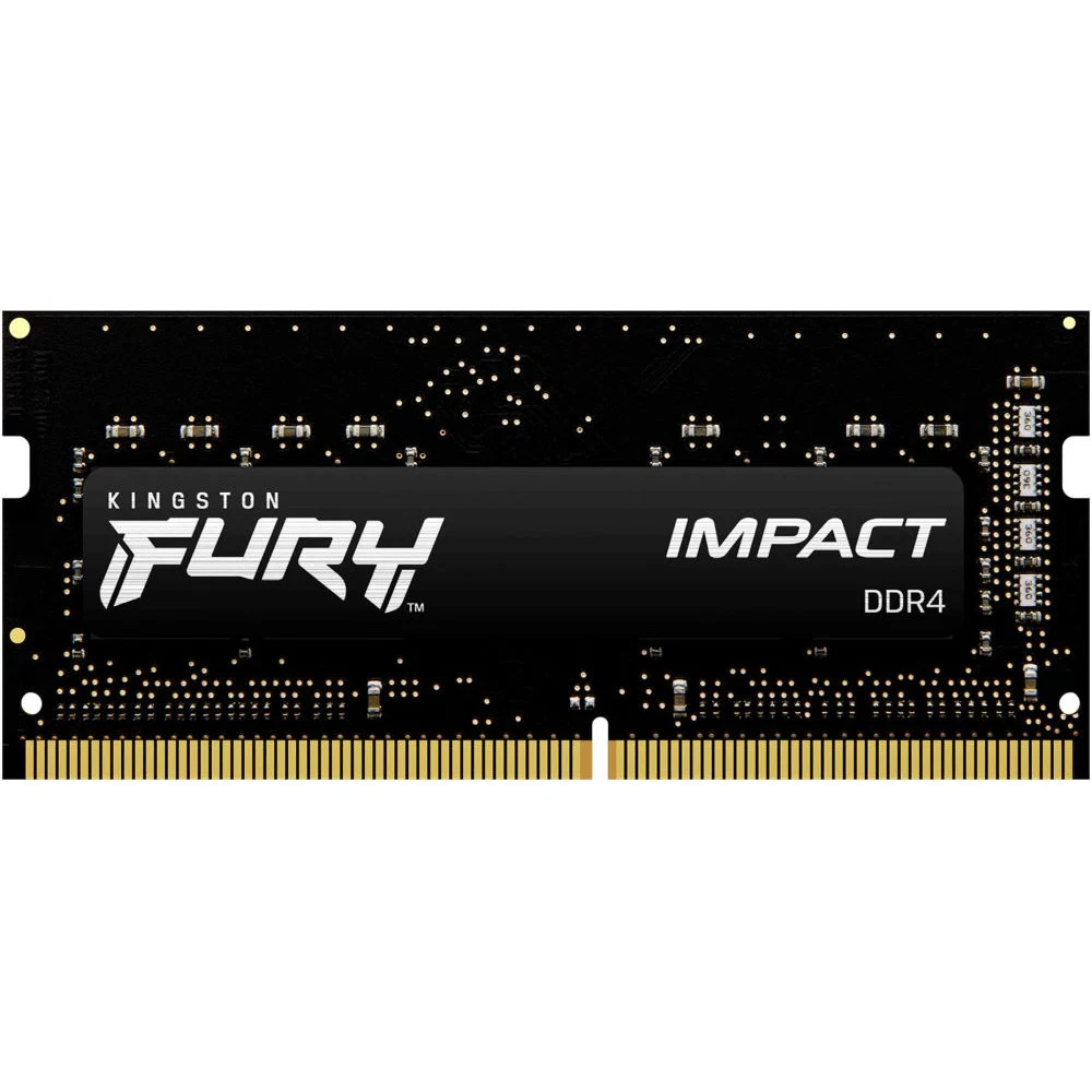 Модуль памяти Kingston FURY Impact Gaming Memory KF432S20IB/32 32GB DDR4 3200 SoDimm Non-ECC, CL20, 1.2V, 2Gx8, RTL (318371)