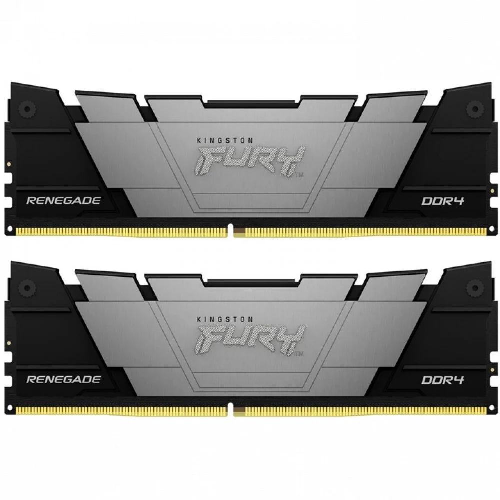 Память DDR4 2x8GB 4266MHz Kingston KF442C19RB2K2/16 Fury Renegade Black RTL Gaming PC4-34100 CL19 DIMM 288-pin 1.4В single rank с радиатором Ret
