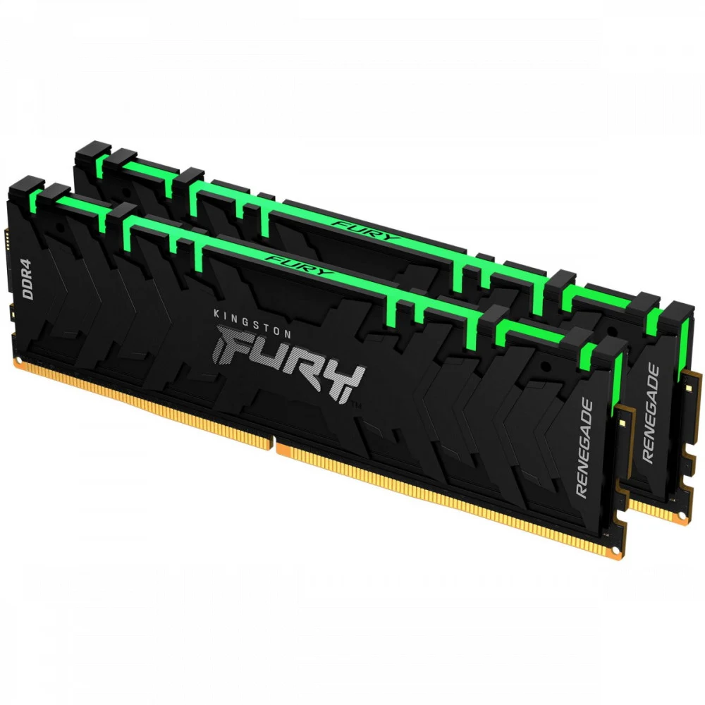 Комплект модулей памяти Kingston 16GB DDR4 4266 DIMM FURY Renegade Black RGB XMP kit 2*8gb, 1RX8 19-26-26 1.4V 288-pin 8Gbit