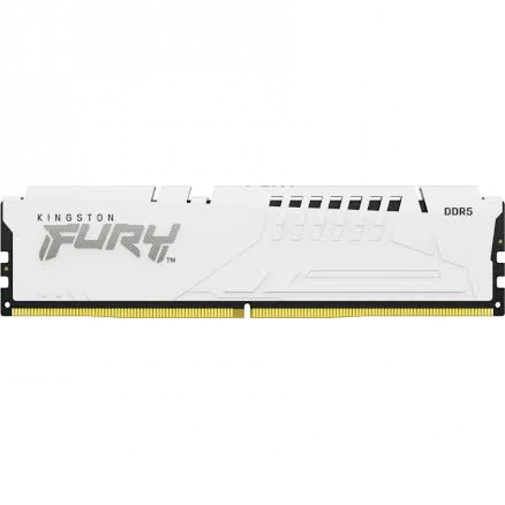 Память DDR5 16GB 6000MHz Kingston KF560C36BWE2-16 Fury Beast White Expo RTL PC5-48000 CL36 DIMM 288-pin 1.35В dual rank с радиатором Ret