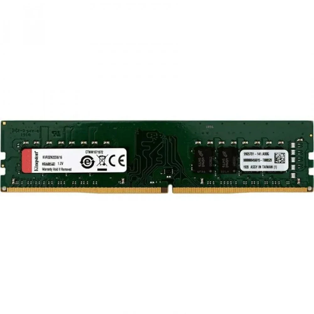 Память оперативная/ Kingston 16GB 3200MHz DDR4 DIMM Non-ECC CL22 2Rx8 (Select Regions ONLY)