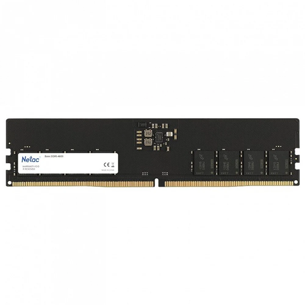 Оперативная память DDR5 16GB 4800MHz Netac NTBSD5P48SP-16 Basic RTL Gaming PC5-38400 CL40 DIMM ECC 288-pin 1.1В original Intel Ret [NTBSD5P48SP-16]