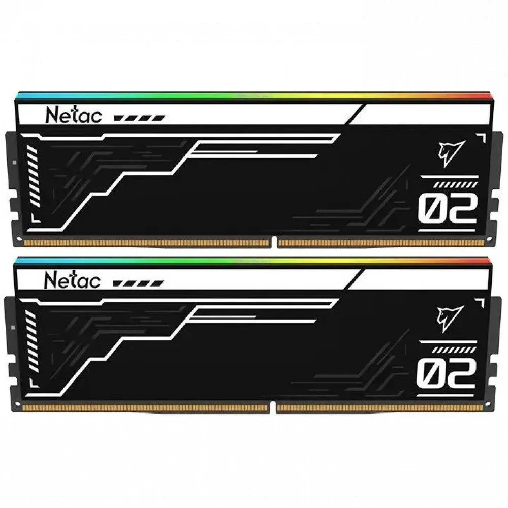 Память DDR5 2x16GB 7600MHz Netac NTS2D5P76DP-32K Shadow II RTL PC5-60800 CL36 DIMM ECC 288-pin 1.4В Ret