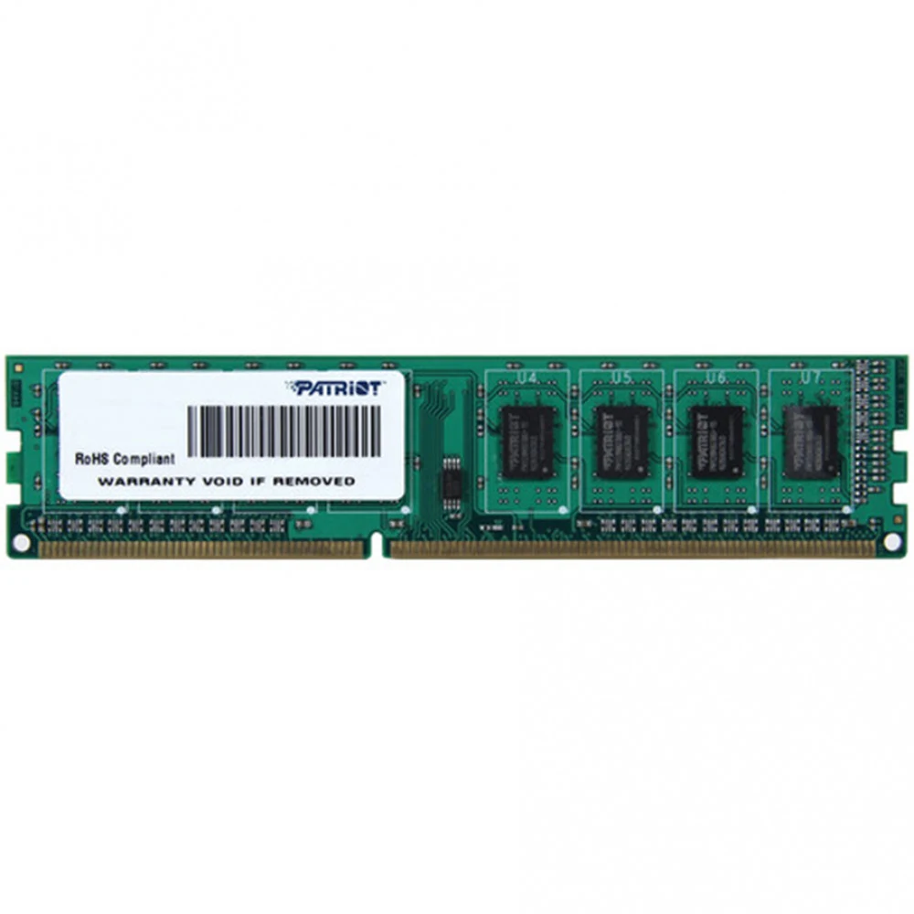 Модуль памяти PATRIOT Signature Line DDR3 Module capacity 8Гб Количество 1 1600 МГц Множитель частоты шины 11 1.5 В PSD38G16002