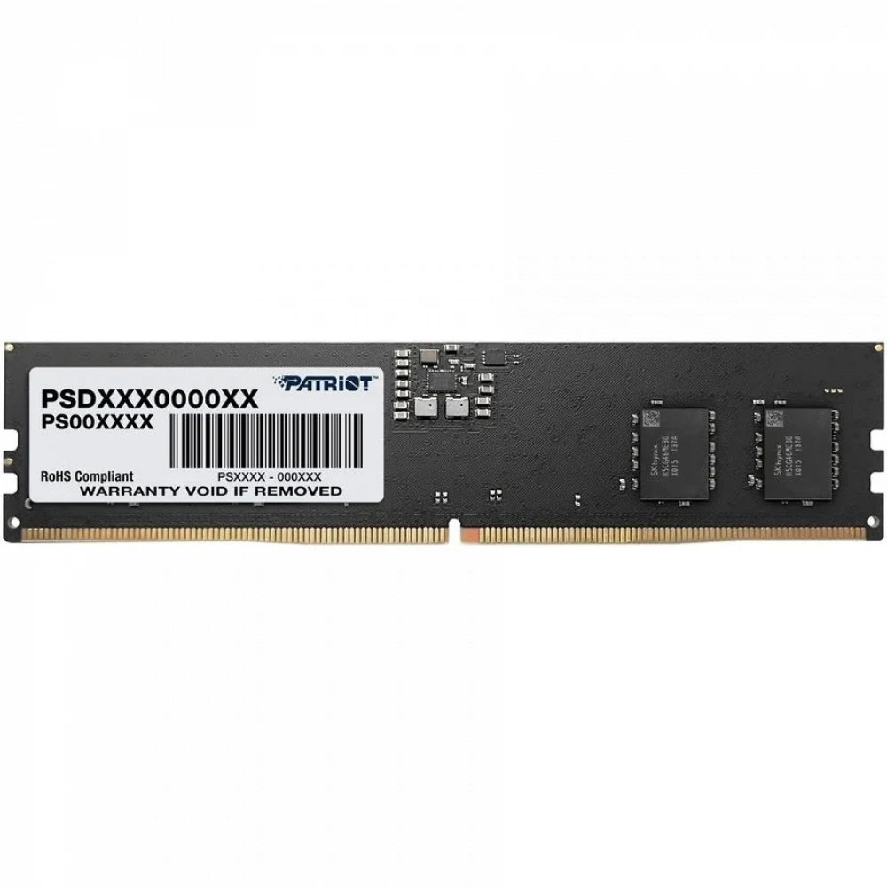 Оперативная память DDR5 8GB 5600MHz Patriot PSD58G560041 Signature RTL PC5-44800 CL46 DIMM 288-pin 1.1В single rank Ret [PSD58G560041]
