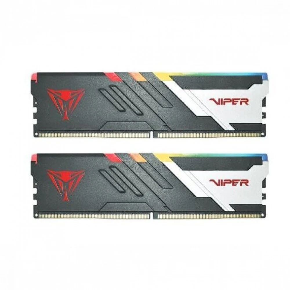 Оперативная память DDR5 2x16GB 6000MHz Patriot PVVR532G600C30K Viper Venom RGB RTL Gaming PC5-38400 CL30 DIMM 288-pin 1.35В kit с радиатором Ret [PVVR532G600C30K]