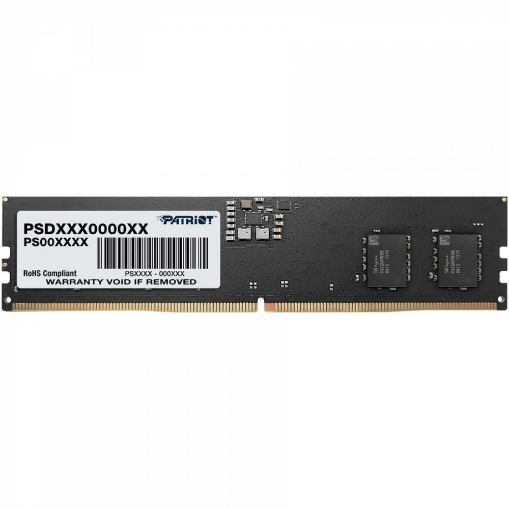 Память DDR5 16GB 5200MHz Patriot PSD516G520081 Signature RTL PC5-41600 CL42 DIMM 288-pin 1.1В single rank Ret