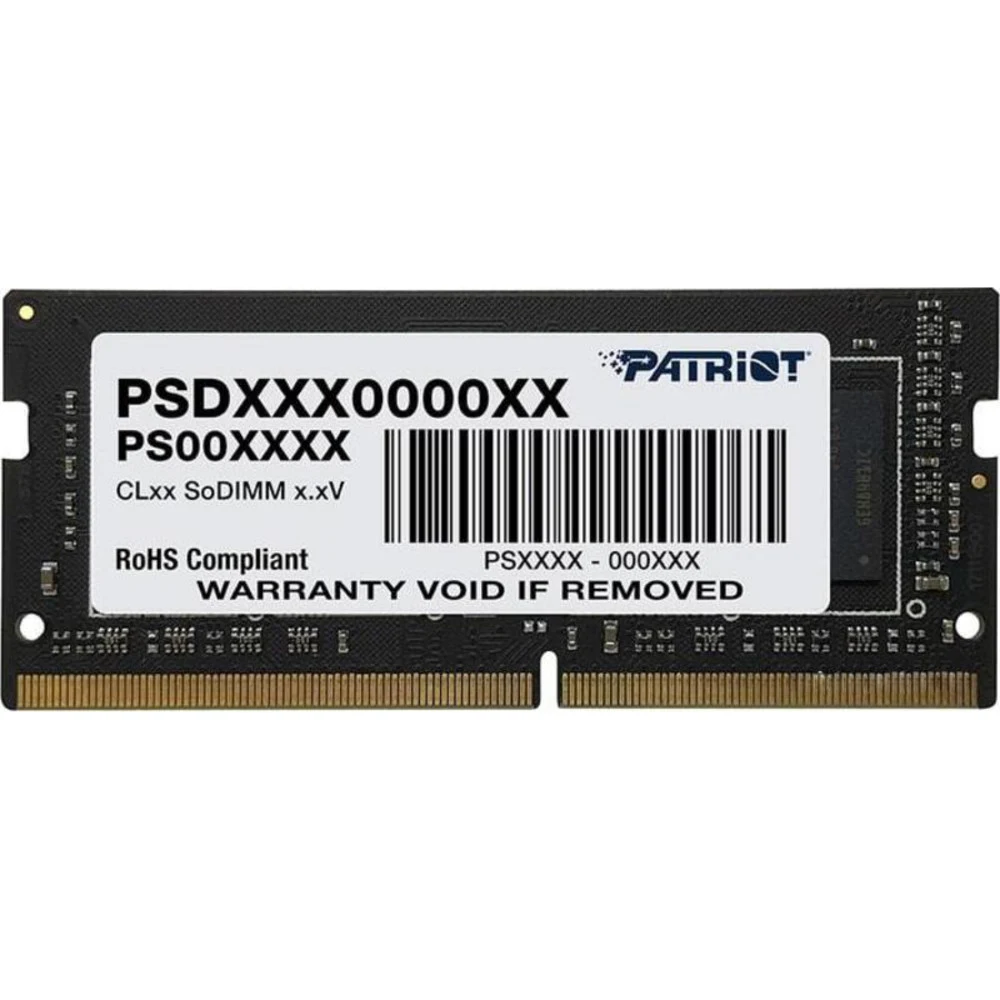 Оперативная память DDR4 16Gb 3200MHz Patriot PSD416G320081S Signature RTL PC4-25600 CL22 SO-DIMM 260-pin 1.2В single rank Ret [PSD416G320081S]
