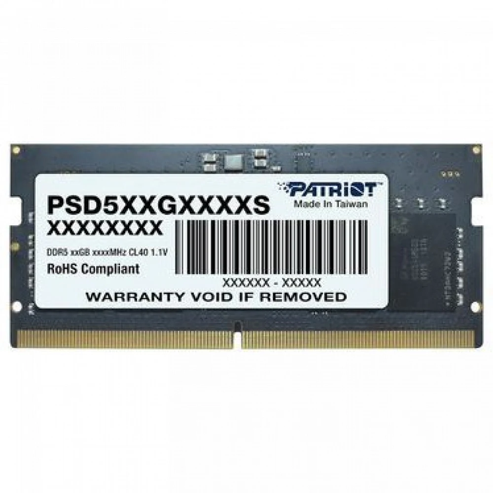 Память DDR5 8GB 5600MHz Patriot PSD58G560041S Signature Line RTL PC5-44800 CL46 SO-DIMM 262-pin 1.1В single rank Ret