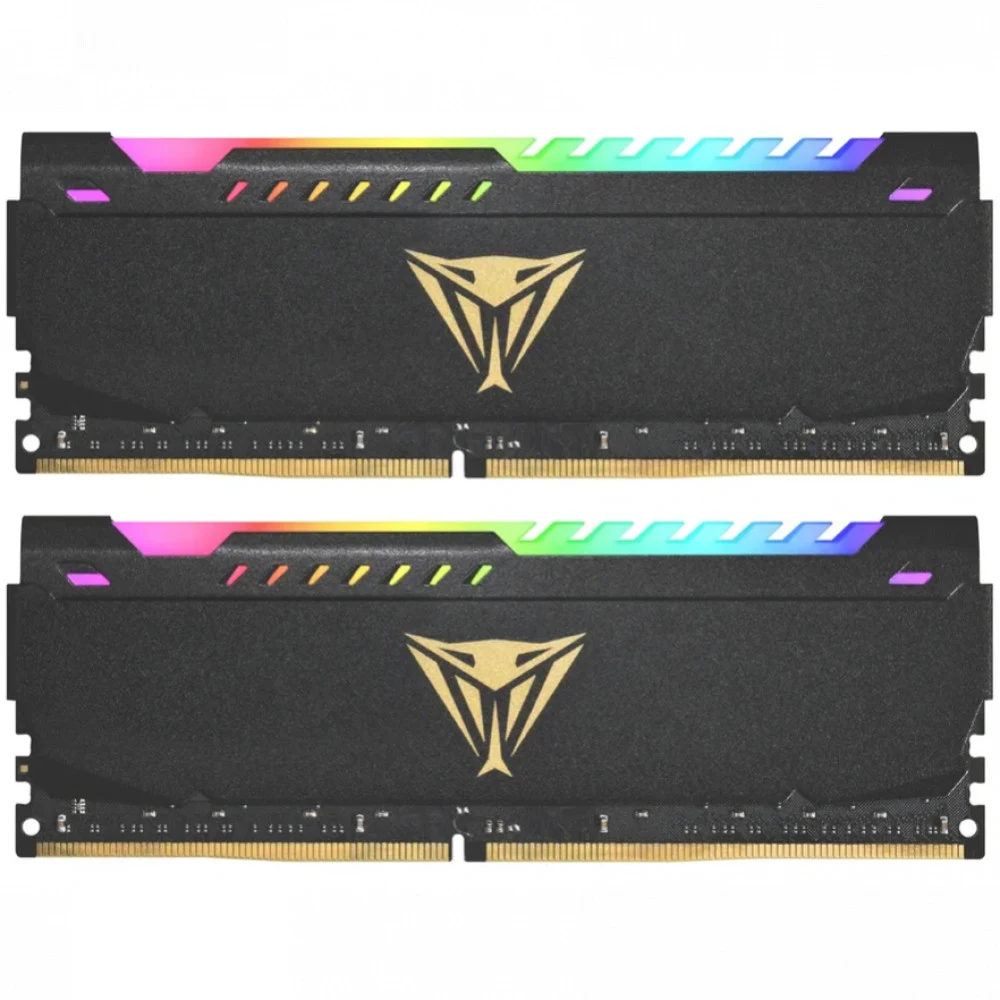 Оперативная память DDR4 2x16Gb 3200MHz Patriot PVSR432G320C8K Viper Steel RGB RTL Gaming PC4-25600 CL18 DIMM 288-pin 1.35В dual rank с радиатором Ret [PVSR432G320C8K]