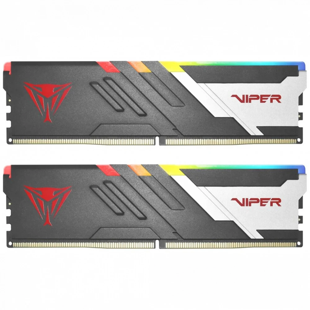 Оперативная память DDR5 2x16Gb 5600MHz Patriot PVVR532G560C36K Viper Venom RGB RTL Gaming PC5-44800 CL36 DIMM 288-pin 1.25В с радиатором Ret [PVVR532G560C36K]