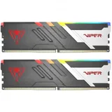 Память DDR5 2x16Gb 6400MHz Patriot PVVR532G640C32K Viper Venom RGB RTL Gaming PC5-51200 CL32 DIMM 288-pin 1.4В kit с радиатором Ret