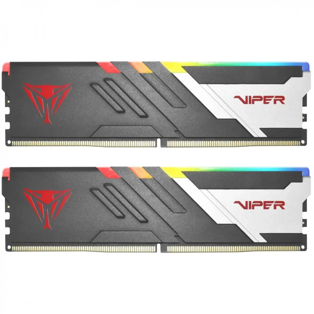 Оперативная память DDR5 2x16Gb 6400MHz Patriot PVVR532G640C32K Viper Venom RGB RTL Gaming PC5-51200 CL32 DIMM 288-pin 1.4В kit с радиатором Ret [PVVR532G640C32K]