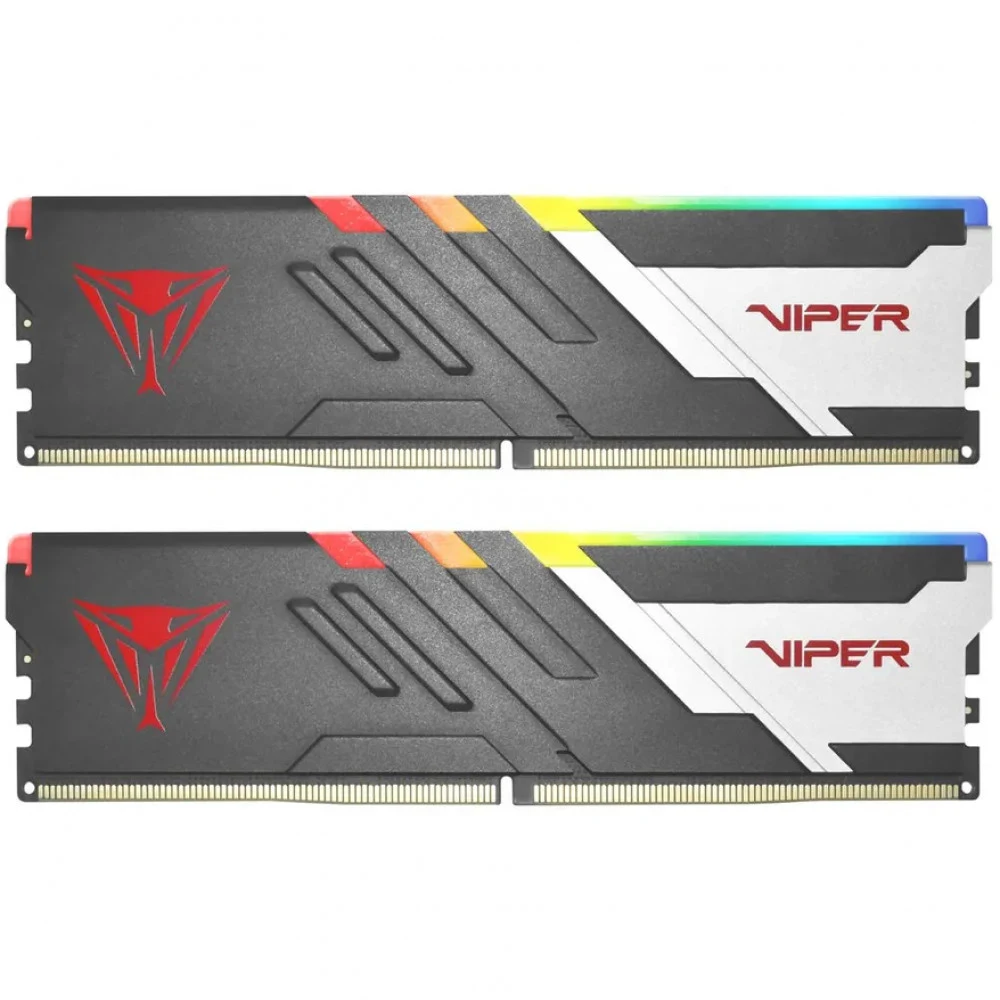 Оперативная память DDR5 2x16Gb 6800MHz Patriot PVVR532G680C34K Viper Venom RGB RTL Gaming PC5-54400 CL34 DIMM 288-pin 1.4В kit с радиатором Ret [PVVR532G680C34K]
